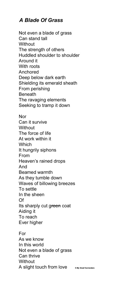 A Blade of Grass