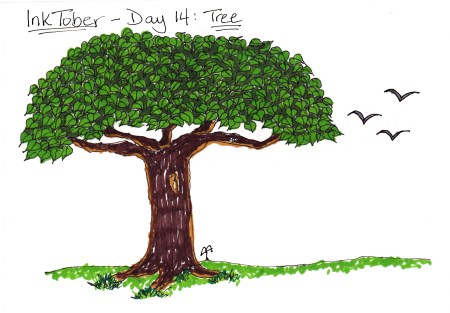 InkTober - Day 14 - Tree