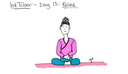 InkTober - Day 15 - Relax