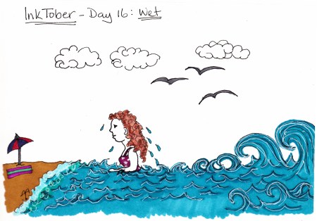 InkTober - Day 16 - Wet