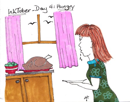 InkTober - Day 4 - Hungry