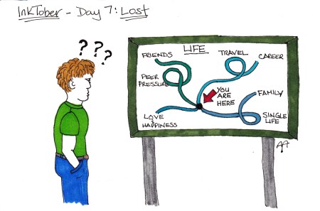 InkTober - Day 7 - Lost