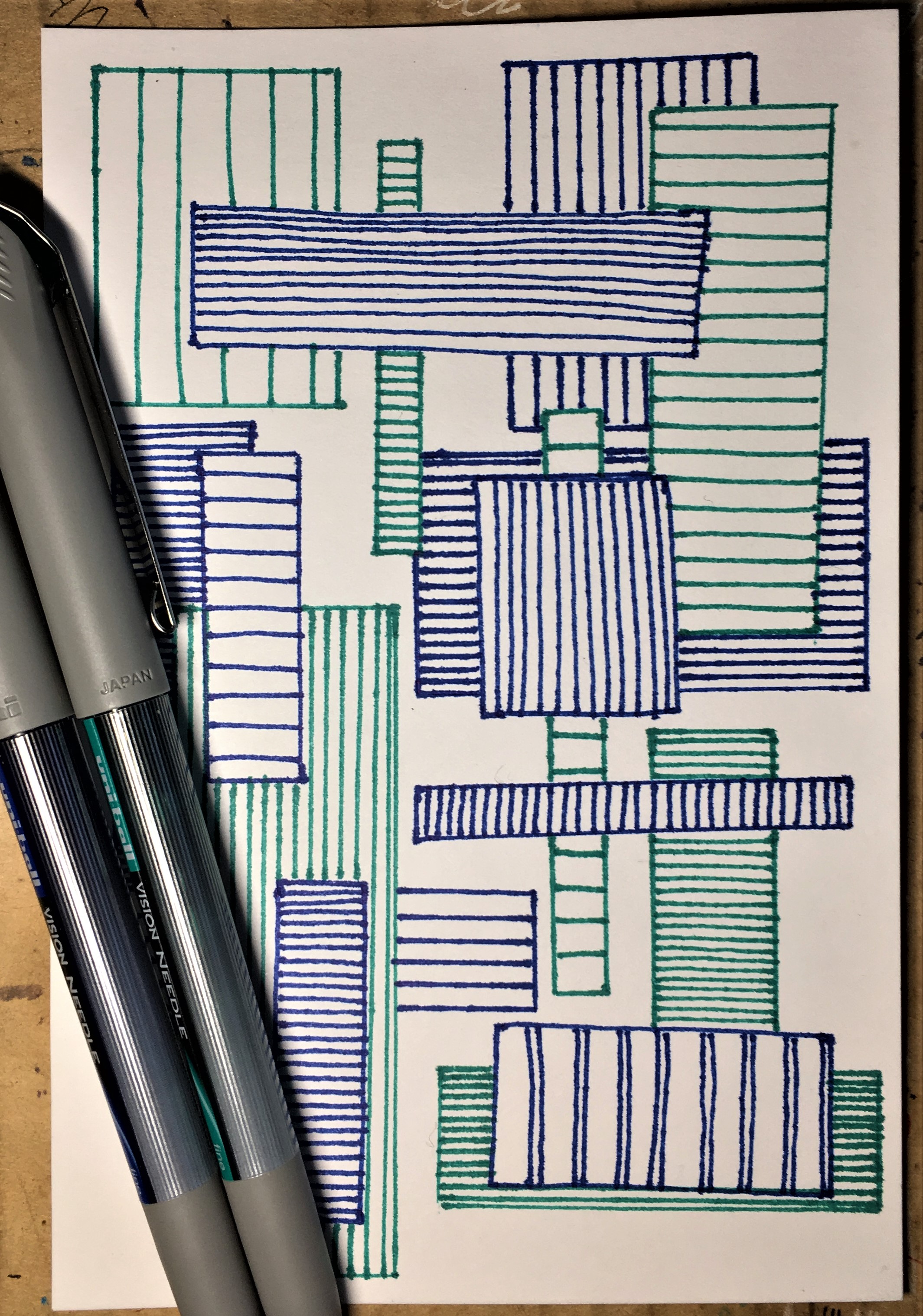 Countless Lines Draw Drawing Lots of Lines But Writing Few Words | My Small Surrenders